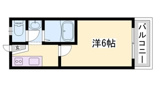 明石駅 バス15分  生田下車：停歩2分 3階の物件間取画像